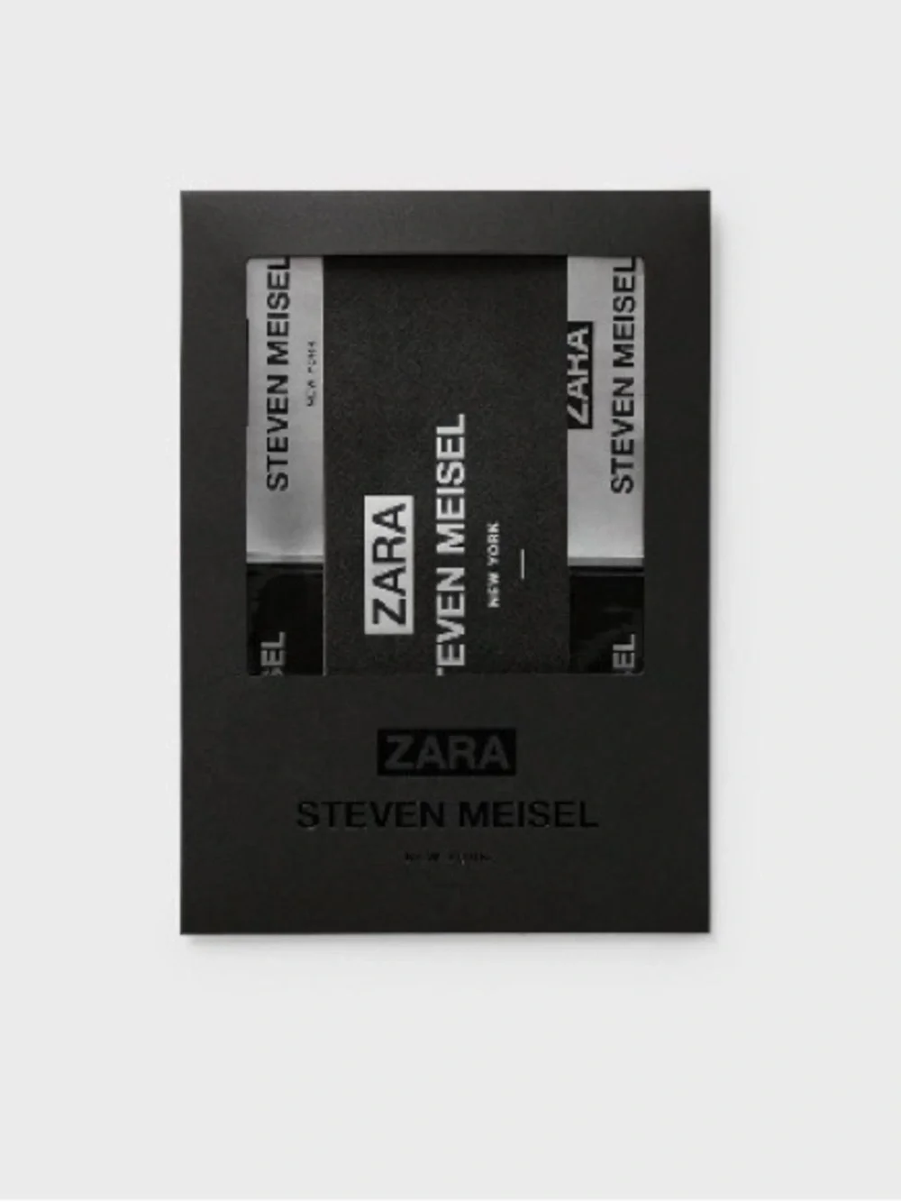 Zara x Steven Meisel -A5 Notebook Sticker Set - Black/Silver NWT